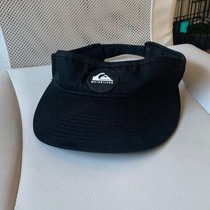 Mens Black Visor Hat